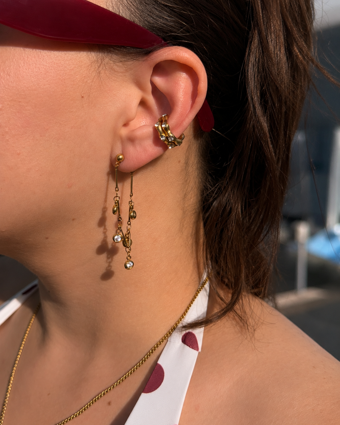 Crystal Hoops